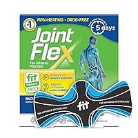 FIT Therapy Far Infrared Patch for Lower Back, Supports Continuous Active Mobility, up to 5 Days/Patch, Synthetic, Water Resistant, Non-Heating, Drug-Free—3 Pack, 7.87