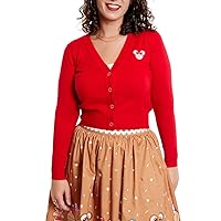 Women's Stitch Shoppe Disney Holiday Gingerbread Character Sweater