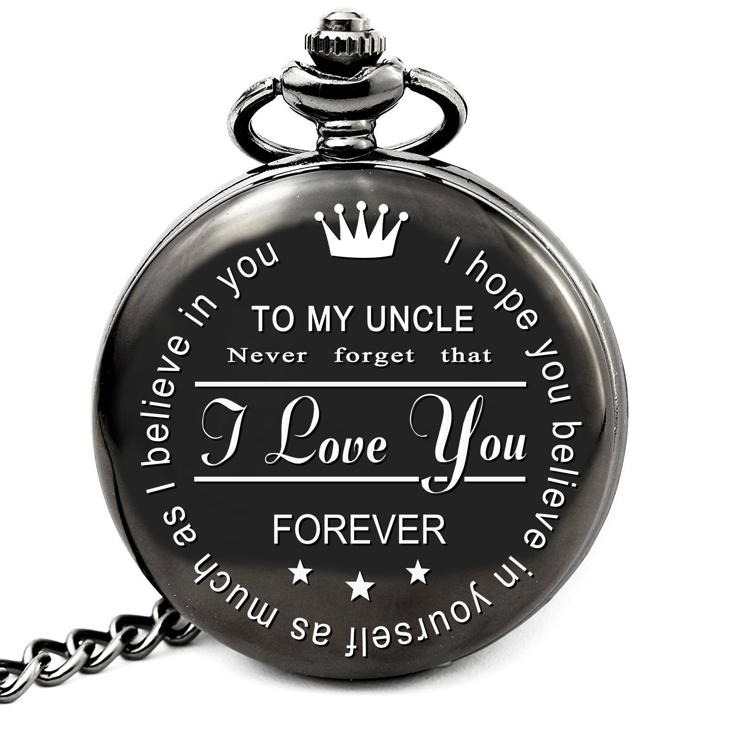 Men Gifts for Birthday Anniversary Valentines Day Graduation Fathers Day Christmas, Personalized Pocket Watch for Him