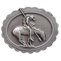 End Of The Trail Novelty Belt Buckle
