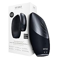 GESKE SmartAppGuided™ Sonic Thermo Facial Brush | 6 in 1 | Skin Cleansing | Cleansing Brush with Thermal Function | Facial Massager | Electric Facial Brush | Facial Cleansing Device