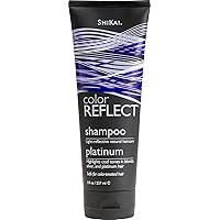 Shikai Color Reflect Platinum Shampoo (8oz, Pack of 1) | Highlights Cool Tones in Blonde, Gray & Platinum Hair | Gentle Cleanser Leaves Hair Shiny