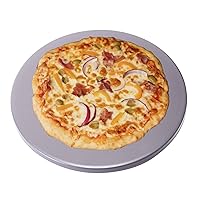 Pizza Kitchen Glazed Round Pizza Stone for Oven and Grill, 16 inch