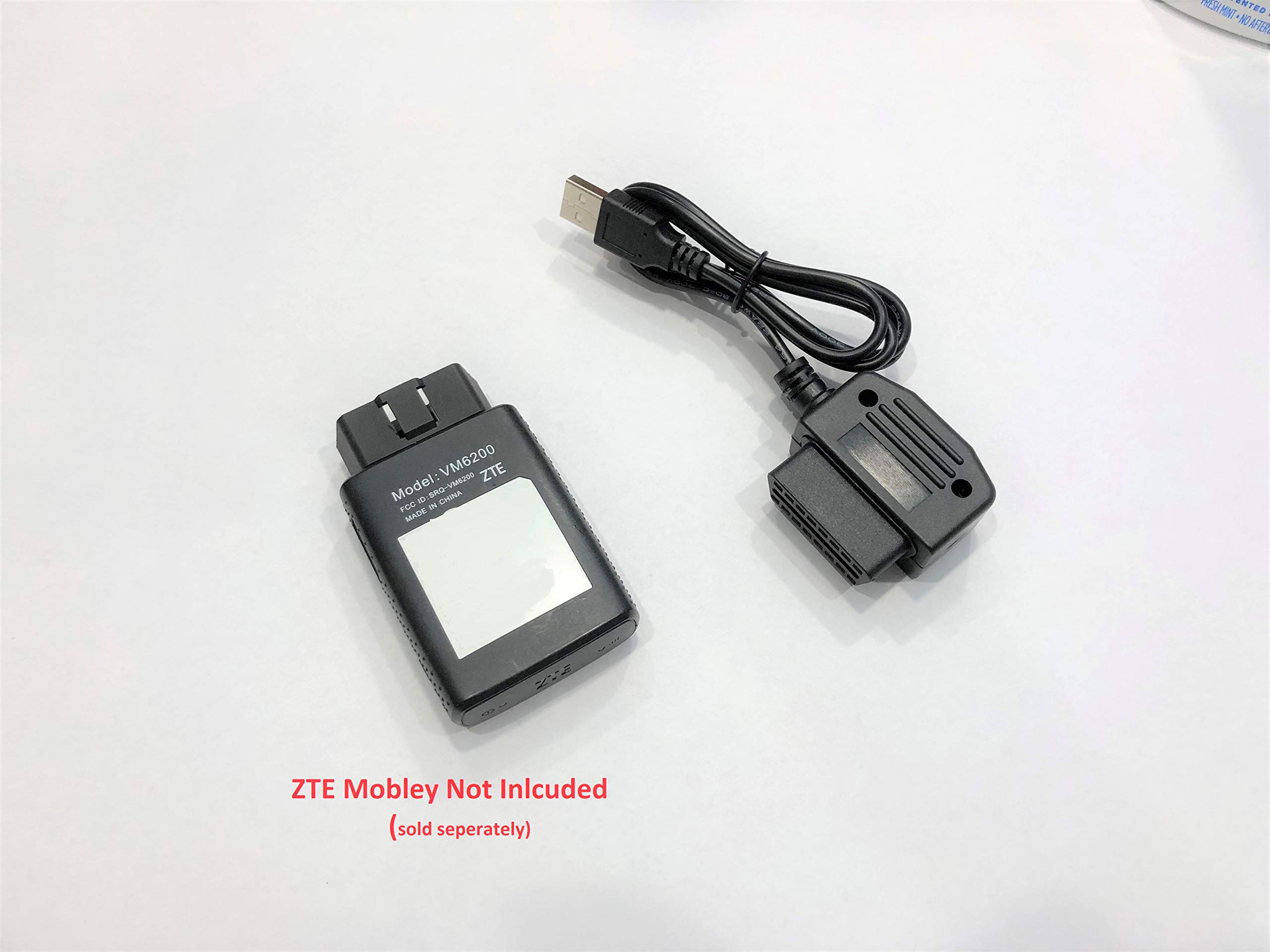 High Power 14.5V USB Mobley Adapter by Vegajf Compatibale with AT&T ZTE Mobley OBD Hotspot