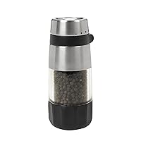 OXO Good Grips Mess-Free Pepper Grinder, Stainless Steel