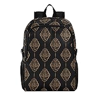 ALAZA Arabesque Paisley Royal Packable Travel Camping Backpack Daypack