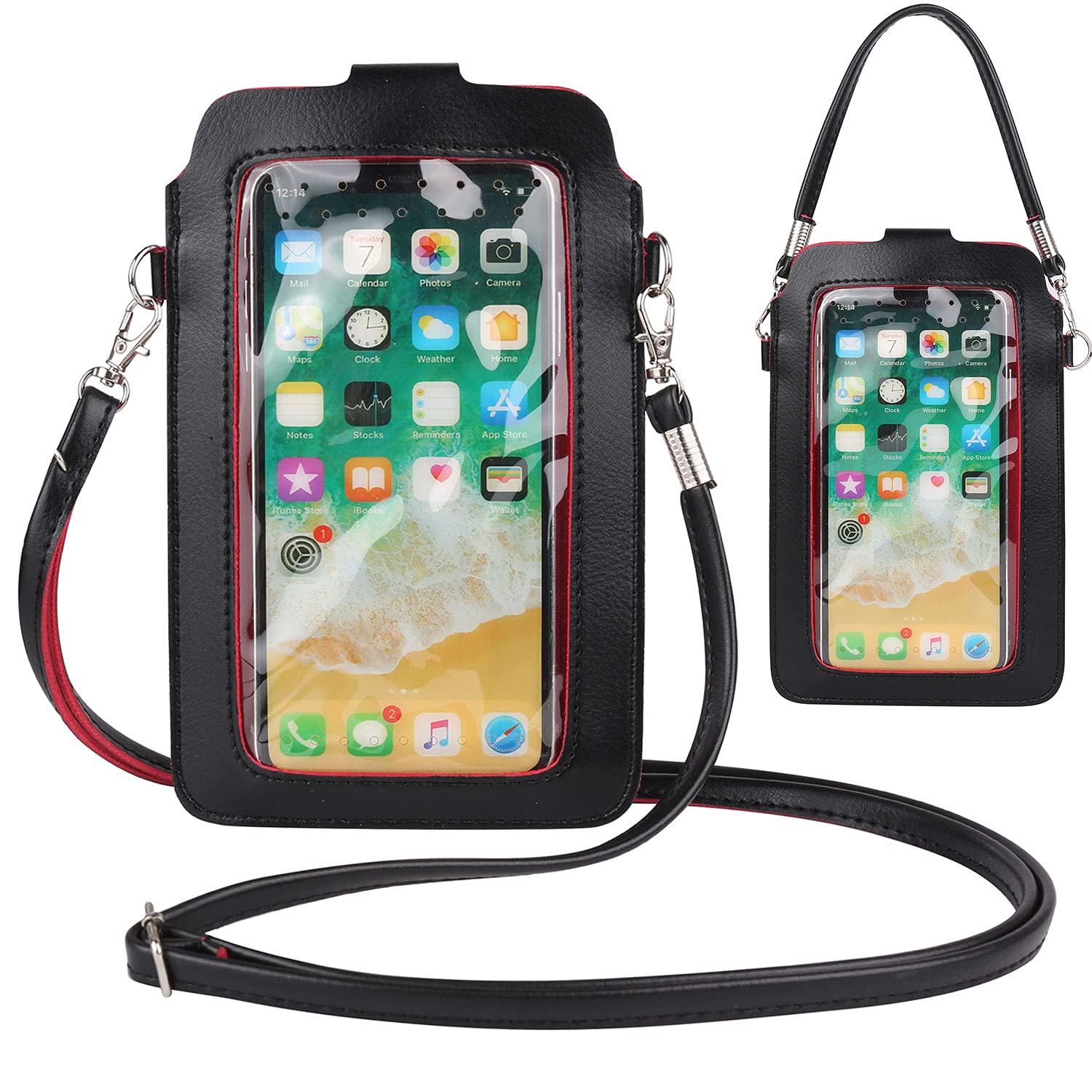 Touch Screen Phone Purse Bag Wallet for iPhone 13 Pro Max, 13 Pro, 13, 13 Mini, 12 11 Pro Max, 11 12 Pro Xs Max Xr X 8 Plus