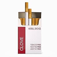 Honeyrose Clove - 100% Tobacco & Nicotine Free Herbal Cigarette, All Natural, Made in England (1)