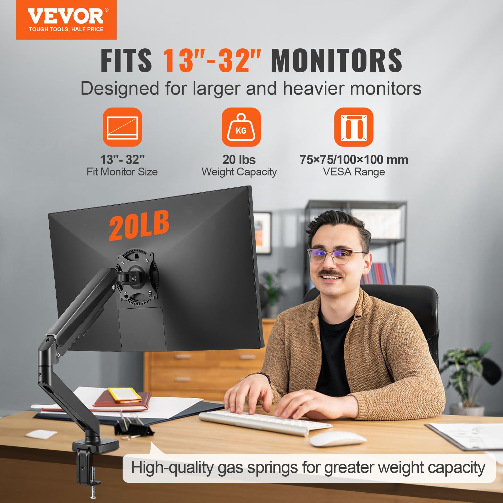 VEVOR Single Monitor Mount for 13