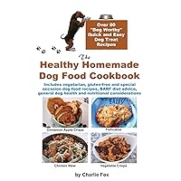 The Healthy Homemade Dog Food Cookbook: Over 60 Beg-Worthy Quick and Easy Dog Treat Recipes The Healthy Homemade Dog Food Cookbook: Over 60 Beg-Worthy Quick and Easy Dog Treat Recipes Hardcover Kindle Paperback