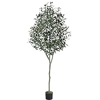 Faux Olive Tree 6ft Faux Trees Indoor 6 Feet Artificial Trees for Home Decor Indoor Large Fake Plant Faux Olive Trees Indoor 6 Feet