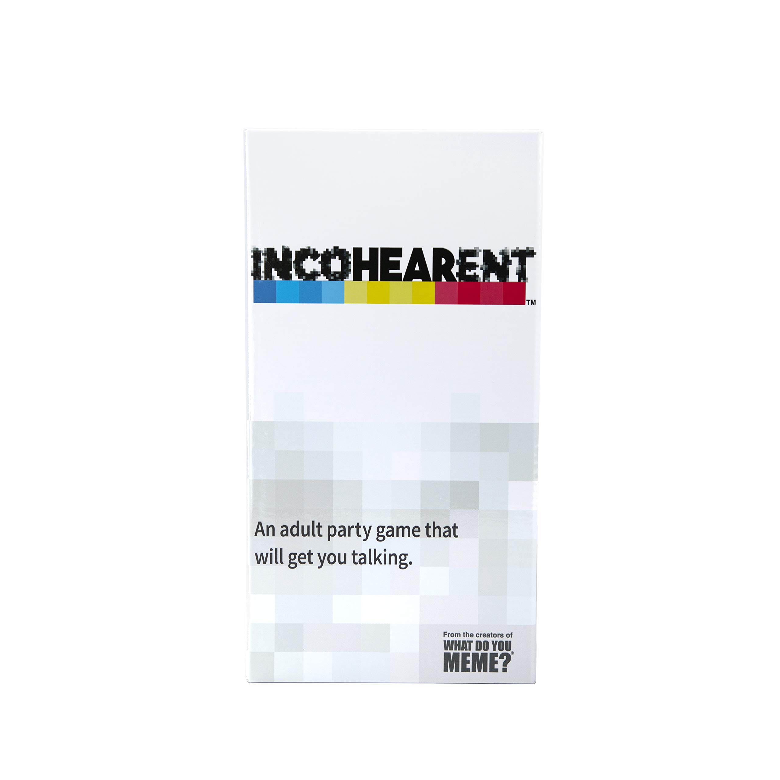 WHAT DO YOU MEME? Incohearent - The Party Game Where You Compete to Guess The Gibberish - Adult Card Games for Game Night