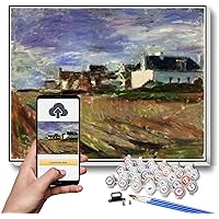 Paint by Numbers for Adult Farms in Brittany Belle ILE Painting by Henri Matisse Arts Craft for Home Wall Decor
