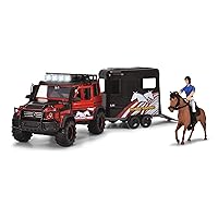 DICKIE TOYS - Light & Sound Horse Trailer Playset