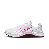 Nike MC Trainer 2 Women’s Workout Shoes (DM0824-105, White/Pink Foam/Dark Team Red/Fierce Pink) Size 8