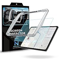 Nestour Tesla Model 3 Model Y Screen Protector Alignment Kit 15 Center Control Touch Screen Protector Tempered Glass Tesla Accessories with Super Fast SelfAdhesion, Bubble Free, AntiFingerprint,