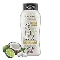 USA Dry Skin & Itch Relief Pet Shampoo for Dogs – Oatmeal Formula with Coconut Lime Verbena & Pet Friendly Formula, 24 Oz - Model 820004A