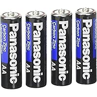 4pc Panasonic AA Batteries Super Heavy Duty Power Carbon Zinc Double A Battery 1.5v