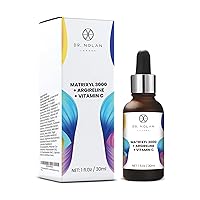 Dr Nolan Matrixyl 3000 + 20% Argireline + Vitamin C + Hyaluronic Acid – Anti-Aging Face Serum, Anti-Wrinkle Serum for Face, Neck and Hands, Lightweight