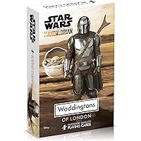 Waddingtons WM00864-EN1-12 2021 1 Playing Cards-Star Wars The Mandalorian, Multi