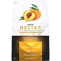 Syntrax Nutrition Nectar, 100% Whey Isolate Protein Powder, Refreshing Fruit Flavor, Fuzzy Navel, 2 lbs