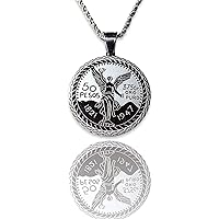 Men's Women 925 Italy 14k White Gold Finish Solid Round Mexican Coin Centenario Mexicano Moneda 50 Pesos Ice Out Pendant Stainless Steel Real 2.5 mm Rope Chain Necklace, Men's Jewelry, Iced Pesos Coin Pendant, Chain Pendant Rope Necklace