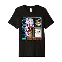 Anime And Cows, Anime Otaku Girl Japan Kawaii Ramen Noodles Premium T-Shirt