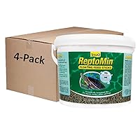 Tetra ReptoMin Floating Food Sticks, Food for Aquatic Turtles, Newts and Frogs, 6.83 lbs (4 pack)