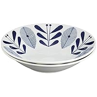 yamani 3615075 luonto 22cm pasta plate (curry plate) 2-piece set in box