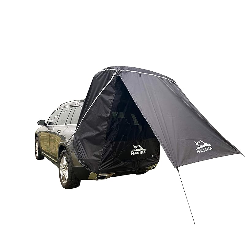 Mua Hasika SUV Camping Tent Car Tailgate Shade Awning with Screen Net  Midsize to Full Size SUV Van Waterproof 3000 MM UPF 50+ Black (Large) trên  Amazon Mỹ chính hãng 2023 Giaonhan247