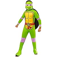 Rubie's Child's Teenage Mutant Ninja Turtles Donatello Costume Jumpsuit, Shell, and Half-Mask, As Shown