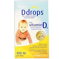 D Drops Liquid Vitamin D3 Baby - 400 IU - 0.08 fl oz