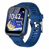 AIWIEP Kids Smart Watch for Kids with 24 Games Kids Watches Touch Screen Music Player Camera Alarm Clock Calculator Flashlight Stopwatch 12/24 hr Toys for Boys Gift for Kids 3-12 Year Old