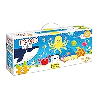 Looong Puzzle Ocean - Large Jigsaw Floor Puzzle for Kids Ages 2 Years and Up,Multicolor