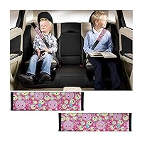 Car Seat Belt Pads, 2 PCS Universal Seatbelt Shoulder Strap Covers, Harness Pad for Adults and Children, Protect Neck and Shoulder for Comfortable Driving, Car Interior Accessories (Style G)