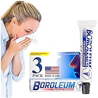 Boroleum Dry Nose Relief Nasal Soreness & Stuffy Nose Relief | Medicated Nasal Gel and Nose Moisturizer