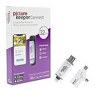 Picture Keeper Connect Photo & Video USB Flash Drive for Apple, Android, & PC Devices, 32GB Thumb Drive Picture Keeper Connect Photo & Video USB Flash Drive for Apple, Android, & PC Devices, 32GB Thumb Drive