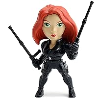 Jada Toys Marvel 4'' Black Widow Die-cast Figure, Toys for Kids and Adults