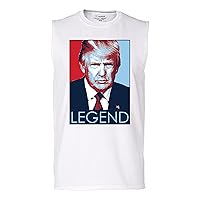 Donald Trump The Legend Muscle Shirt My President MAGA First Make America Great Again Republican Deplorable Men's