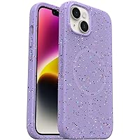 OtterBox iPhone 14 Sustainable Series Case with MagSafe - Mardi GRAS (Purple), Shockproof, Drop Proof, Ultra-Slim, Protective Case