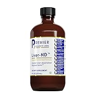 Liver-ND - Organic Turmeric & Curcumin Supplement - Natural Herbal Detox - Overall Liver Aid - Probiotic-Fermented Formula - Liver Detox Cleanse & Support - 8 Fl oz