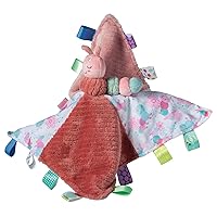 Taggies Stuffed Animal Lovey Security Blanket with Sensory Tags, 13 x 13-Inches, Camilla Caterpillar