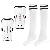 Soccer Shin Guard Youth Kid with Soccer Sock,Lightweight and Breathable Child Calf Protective Gear for Football Games,Shin Pads Soccer Equipment for 3-15 Years Old Boys Girl Teenagers