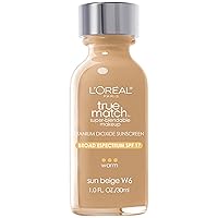 L'Oréal Paris True Match Super-Blendable Makeup, Sun Beige, 1 fl. oz.
