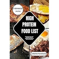 HIGH PROTEIN FOOD LIST: A Comprehensive Guide to High-Protein Foods – Boost Your Metabolism, Crush Cravings, and Achieve Your Fitness Goals (NUTRITION NAVIGATORS) HIGH PROTEIN FOOD LIST: A Comprehensive Guide to High-Protein Foods – Boost Your Metabolism, Crush Cravings, and Achieve Your Fitness Goals (NUTRITION NAVIGATORS) Paperback Kindle