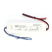 MEAN WELL LPV-100-24 C.V Single Output Waterproof 100.8Watts 4.2Amp 24VDC LED Strip Driver IP67 Suitable for LED Strips
