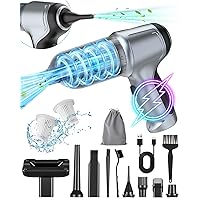 15000Pa Strong Suction Wireless Handheld Car Vacuum Cleaner, 180W High Power 2 in 1 Vacuum Cleaner and Air Duster, 4000mAh Portable Vacuum for Car, Office, Pet, and Home Cleaning