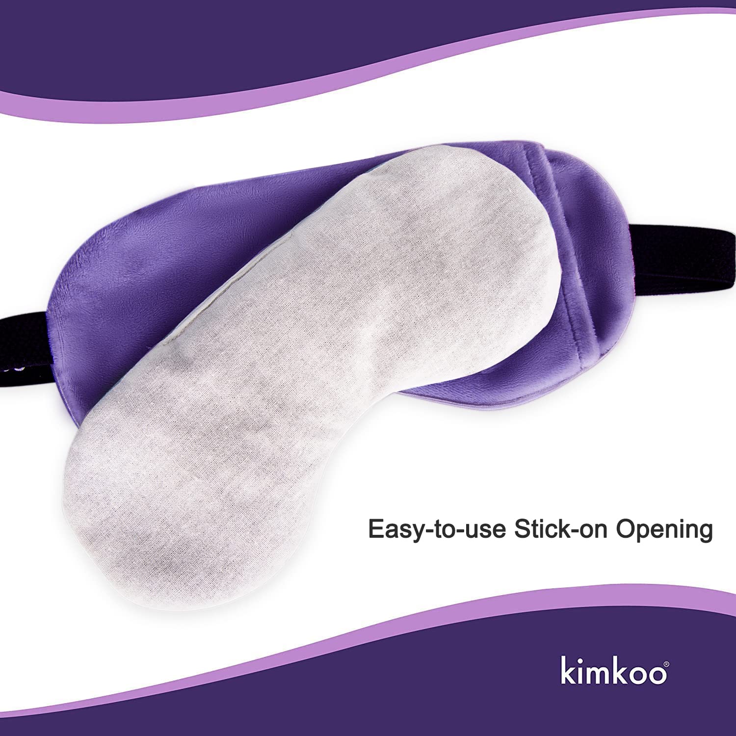 Kimkoo Moist Heat Eye Compress&Microwave Hot Eye Mask for Dry Eyes，Natural and Healthy Therapies