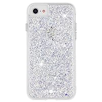 Case-Mate iPhone 7 / iPhone 8 / iPhone SE Case - Twinkle Stardust [10FT Drop Protection] [Wireless Charging Compatible] Luxury Cover with Cute Bling Sparkle for iPhone SE Anti-Scratch, Shock Absorbent