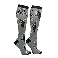 Crazy Dog T-Shirts Unisex Every Kitty Was Kung Fu Fighting Funny Compression Socks For Men And Women